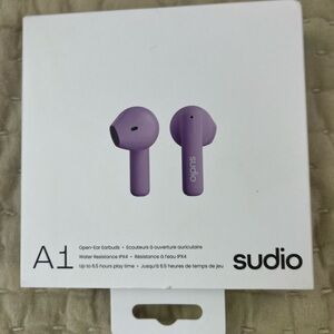 NIB Sudio A1 Wireless Water Resistant Ear Buds Purple
